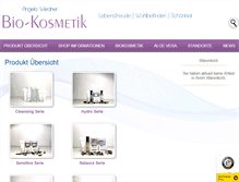 Tablet Screenshot of biobeauty.de